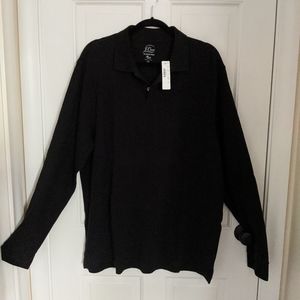 J. Crew Long Sleeve Classic Pique Polo Shirt